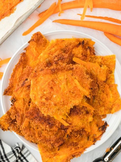 Crispy Carrot Parmesan - Joy Bauer Ozempic Meal Plan, Zucchini Parmesan Crisps, Joy Bauer Recipes, Joy Bauer, Parmesan Crisps, Healthy Meal Plan, Parmesan Zucchini, Oven Dishes, Healthy Meal Plans