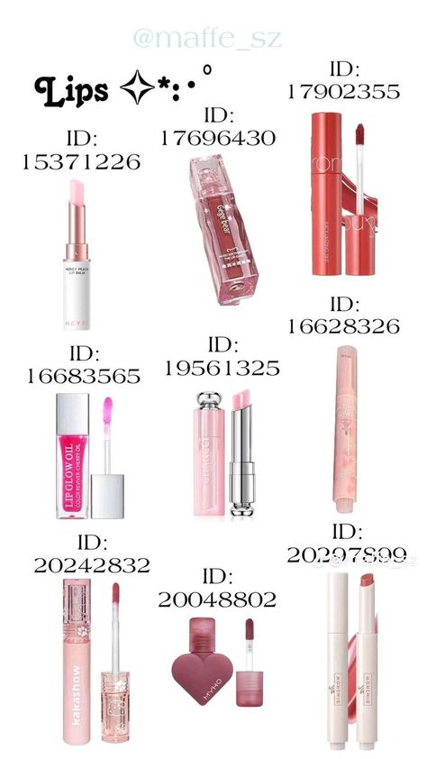 Shien Finds With Codes, Shein Id Codes, Shein Finds With Codes, Aliexpress Makeup, Shein Makeup, Shein Products, Shein Id, Shein Codes, Peach Lip Balm