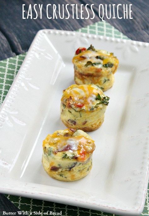 Crustless Quiche Bites, Bell Pepper Quiche, Breakfast For A Week, Easy Crustless Quiche, Pepper Quiche, Easy Quiche Recipe, British Cooking, Easy Quiche, Quiche Recipes Easy