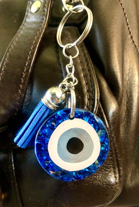 CreativeTouchesBySue - Etsy Evil Eye Resin Keychain, Unique Resin Keychain Ideas, Evil Eye Resin Art, Resin Evil Eye, Baby Cabinet, Diy Resin Keychain, Evil Eye Keychain, Resin Coffee Table, Evil Eye Art