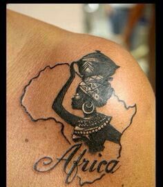 Empowerment Tattoo Ideas, African Queen Tattoo, Africa Tattoo, Afro Tattoo, Empowerment Tattoo, Africa Tattoos, Wall Paper Iphone, African Tattoo, Black Empowerment