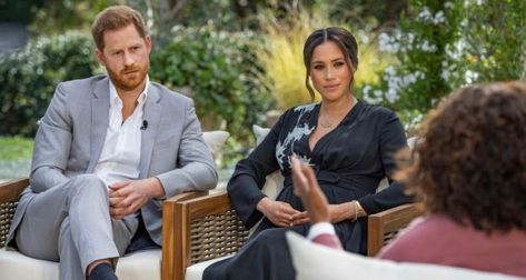 No holding back: Prince Harry and Meghan Markle with Oprah Winfrey. Photograph: Joe Pugliese/Harpo via AP Meghan Markle Interview, Prince Harry Interview, Prins Albert, Princ Harry, William E Kate, Prince Harry Et Meghan, Dax Shepard, Prins William, Prinz Charles