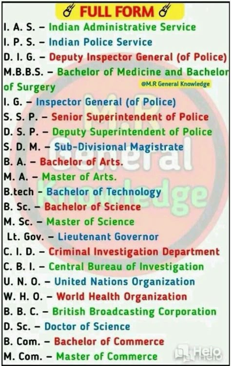 Full Forms Of Words Gk, Questioning Reality, Biology Facts, Gk Questions And Answers, Study Flashcards, Amazing Facts For Students, Gk Knowledge, Science Notes, General Knowledge Book