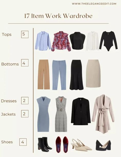 Capsule Checklist, Women Over 50 Haircuts, Work Wardrobe Capsule, Over 50 Haircuts, Office Capsule Wardrobe, Building Steps, Office Capsule, 9to5chic Outfits, Elegant Office Wear