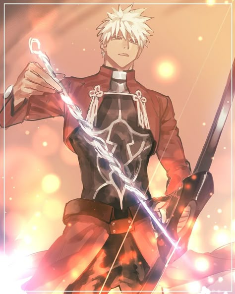 Bleach Ichigo Bankai, Archer Characters, Archer Emiya, Fate Archer, Shirou Emiya, Fate Stay Night Series, Power Rangers Art, Fate Servants, Tokyo Ghoul Anime