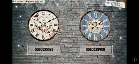 College Bloxburg, Clock Decals Bloxburg, Bloxburg Paris, Victorian Bloxburg, Bloxburg Castle, Wii Music, Bloxburg Victorian House, Roblox Decal Codes, Bloxburg Inspiration