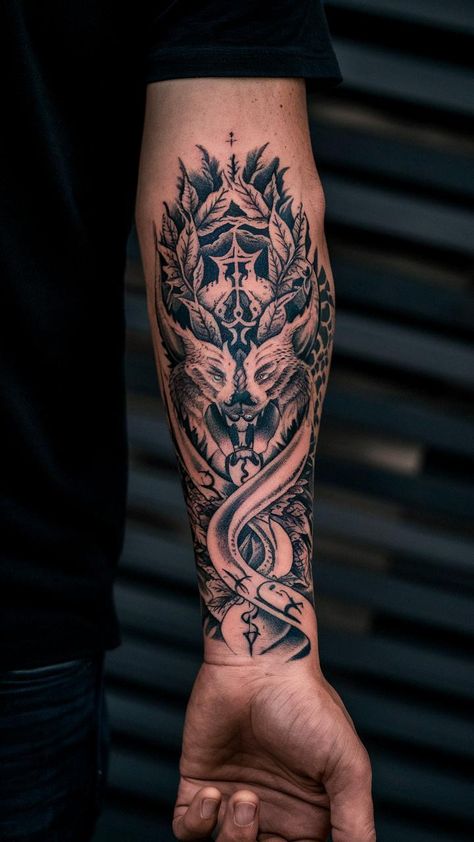 23 Bold Forearm Tattoo Ideas For Men Forearm Tattoo Ideas For Men, Forearm Tattoo Ideas, Outer Forearm Tattoo, Tattoo Man, Forarm Tattoos, Forearm Tattoo Design, Tattoo Ideas For Men, Full Sleeve Tattoos, Tattoo Magazines