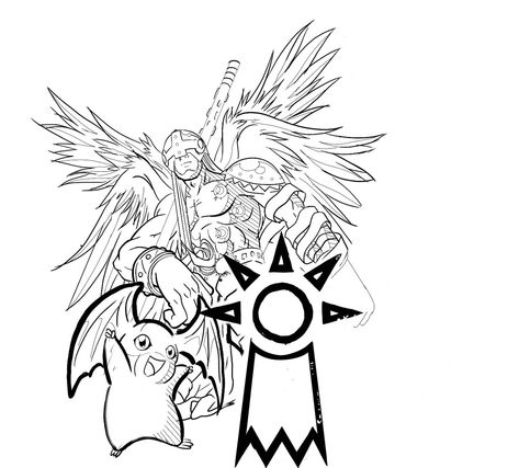 Digimon Crests, Digimon Tattoo, Dead Note, Tattoo Art Drawings, Tattoo Outline, Tattoo Design Drawings, Old School Tattoo, Digimon, Art Wallpaper