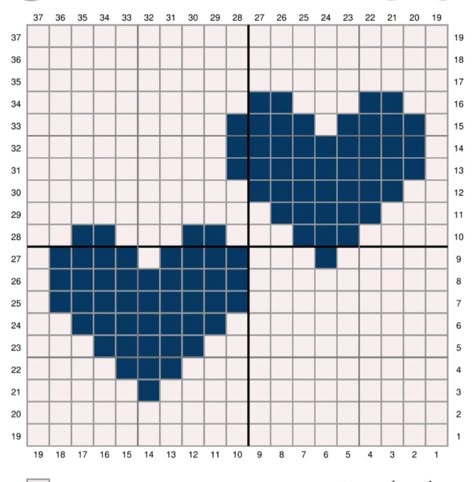 Pixel Heart Pattern, Heart Grid Crochet, Heart Tapestry Crochet Pattern, Crochet Heart Tapestry, Crochet Heart Alpha Pattern, Pixel Grid Ideas, Blue Alpha Pattern, Crochet Heart Pixel Pattern, Heart Intarsia Knitting Chart