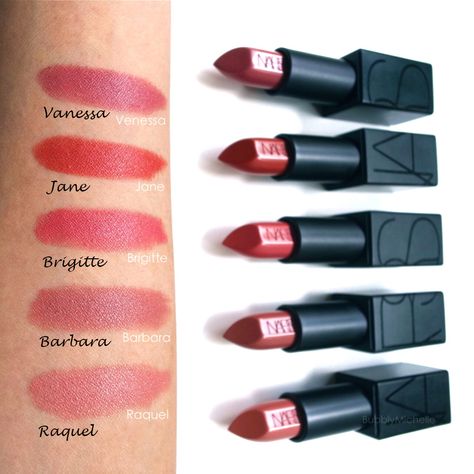 Nars Audacious Lipstick Swatches, Nars Audacious Lipstick, Nars Lip, Ysl Makeup, Lipstick For Dark Skin, Chanel Cosmetics, Nars Lipstick, Tom Ford Makeup, Lipstick Tutorial