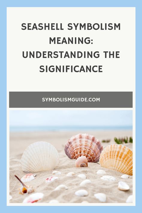 Seashells hold profound symbolic meanings across cultures and contexts. They can evoke feelings of tranquility, happiness, and nostalgia, serving as reminders Symbolism Meaning, Symbolic Meanings, Post Animal, Animal Symbolism, Spiral Shape, Color Meanings, Spiritual Meaning, Negative Energy, Spirit Animal