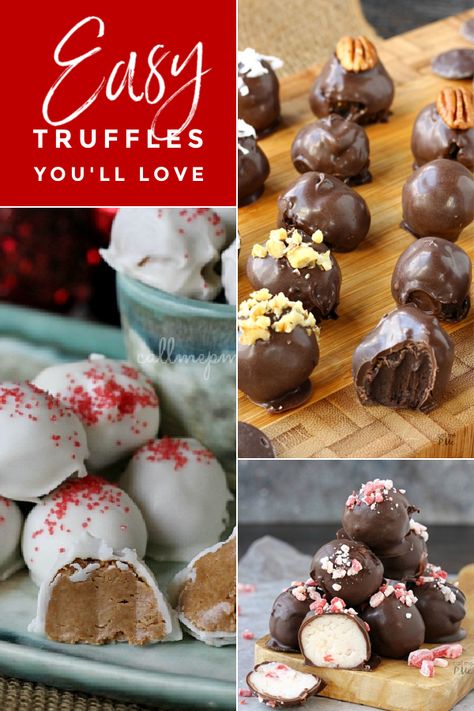 Easy Truffle Recipes You'll Love - Truffles are the epitome of decadence and perfect for indulging or gifting this holiday season! #truffles #recipes #easy #candy #fudge #chocolate Easy Truffle Recipes, Truffle Ideas, Truffles Recipes, Truffle Recipe Easy, Truffle Recipes, Candy Fudge, Coconut Pound Cakes, Easy Truffles, Fudge Chocolate