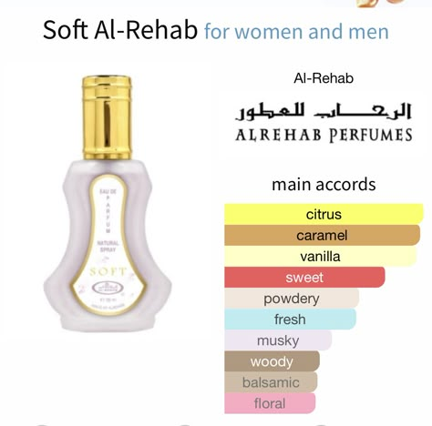 Al Rehab Perfume, Soft Perfume, Perfume Notes, Fragrance Lab, Fragrances Perfume Woman, Perfume Collection Fragrance, Chanel Perfume, Perfume Scents, Perfume Lover