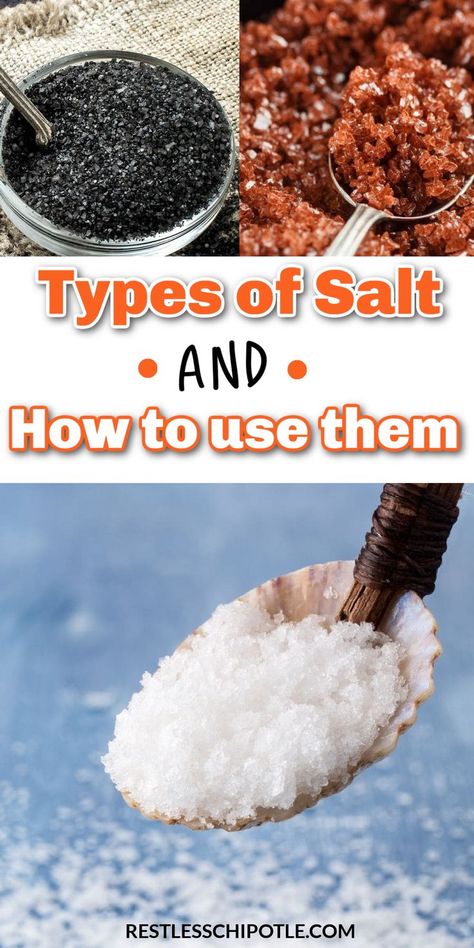 Sea Salt Benefits, Types Of Salt, Epsom Salt Benefits, Healthy Salt, Sea Salt Recipes, Canning Salt, Celtic Salt, Salt Recipes, Iodized Salt