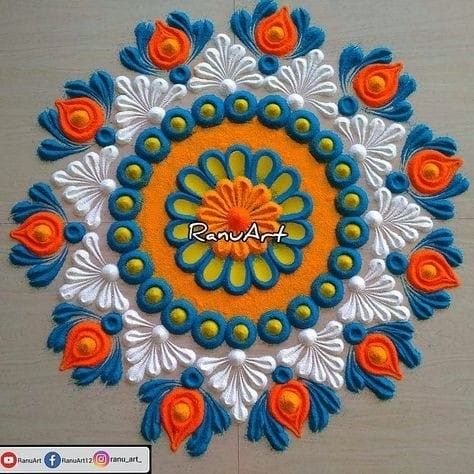 Rangoli For New Year, Modern Rangoli, Bhogi Muggulu, Elementary Chemistry, Unique Rangoli, Simple Rangoli Designs, Dot Rangoli, Very Easy Rangoli Designs, Rangoli Designs Photos