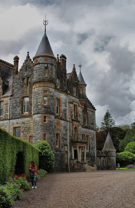 Scottish Baronial Architecture, Scottish Architecture Traditional, Scottish Castles Interior, Baronial Architecture, Scottish Mansion, Scottish Architecture, Scottish Buildings, Blarney Castle, Dream House Aesthetic