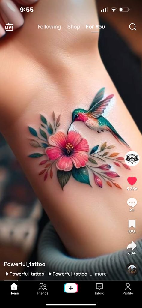 Color Tattoo No Outline, Hummingbird Dreamcatcher Tattoo, Hummingbird Watercolor Tattoo, Hummingbird Wrist Tattoos For Women, Sunflower And Hummingbird Tattoo, Humming Bird Tattoo For Women, Hummingbird Wrist Tattoo, Hummingbird Shoulder Tattoo, Hummingbird And Flower Tattoo