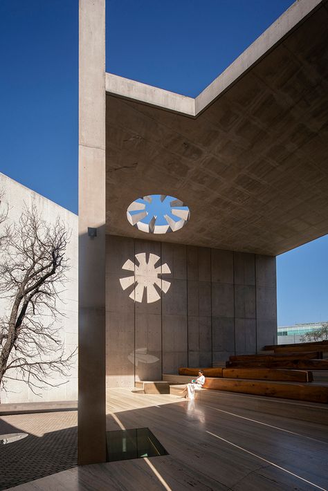 Sacred Architecture, Concrete Structure, Landscape Architect, Architecture Project, Unique Spaces, Sacred Space, Water Pipes, Mexico City, Interior Architecture