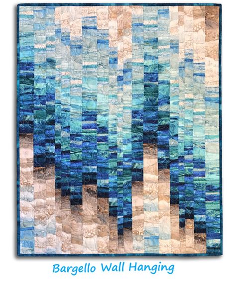 Quilted Wall Hangings Patterns, Jordan Fabrics, Bargello Quilt Patterns, Ocean Quilt, Bargello Quilt, Wall Hanging Pattern, Bargello Patterns, Bargello Quilts, Mountain Quilts