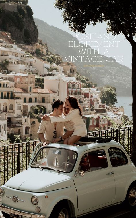 positano wedding, positano elopement, positano photographer, vintage fiat 500, vintage car positano, amalfi coast photographer, amalfi coast wedding, amalfi coast elopement, luxury wedding, italy wedding, italy photographer, mexican photographer, lake como wedding, lake como photographer, romantic couples, modern romantic couples, pre wedding, engagement photos Wedding Positano, Wedding Lake Como, Beautiful Places In Italy, Vintage Fiat, Fiat 500 Vintage, Italy Elopement, Positano Wedding, Vintage Engagement Photos, Modern Elopement