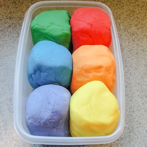 Thanks to all of you, my easy Homemade Playdough recipe is my most popular post of all time.  I get so many comments, emails, and Facebook messages, telling me how much your children enjoy it.… Easy Homemade Playdough, Easy Homemade Playdough Recipe, Homemade Playdough Recipe, Easy Handmade Gifts, Homemade Playdough, Homemade Toys, Crafts For Boys, Camping Activities, Toddler Fun