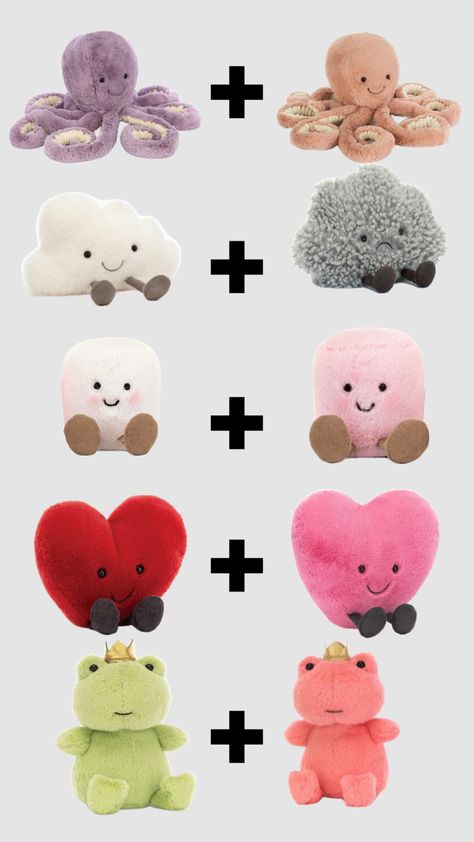 💗matching duo jelly cats💗 Cat Gift Basket, Jellycat Stuffed Animals, Gift Inspo, Kawaii Plushies, Birthday List, Birthday Wishlist, Cute Stuffed Animals, Matching Gifts, Christmas Items