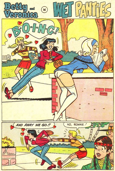 Betty and Veronica in Hawaii Archie Comics Strips, Archie Comics Veronica, Reggie Mantle, Archie Betty And Veronica, Archie Comics Characters, Archie Comic Books, School Drama, Archie And Betty, High School Drama