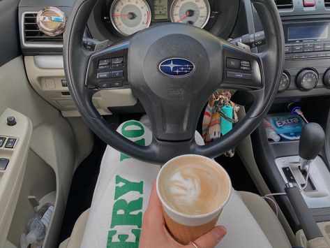 Car Aesthetic Subaru, Subaru Interior Aesthetic, Subaru Aesthetic, Outback Wilderness, Car Aesthetics, Cars Interior, Coffee Latte Art, Subaru Cars, Car Aesthetic