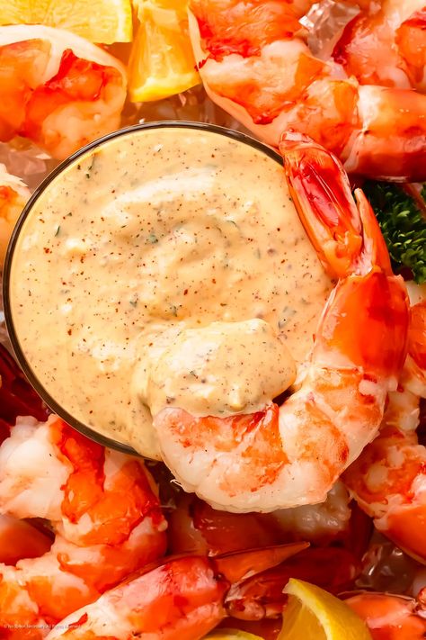 Easy Remoulade Sauce Recipe: Creamy, Tangy Cajun Bliss - No Spoon Necessary Shrimp Poboy Sandwich Remoulade Sauce, Creamy Cocktail Sauce, Remoulade Sauce Recipe Easy, Remoulade Sauce Easy, Remolaude Sauce, Cocktail Sauce For Shrimp, Taco Salsa, Remoulade Sauce Recipe, Cocktail Shrimp