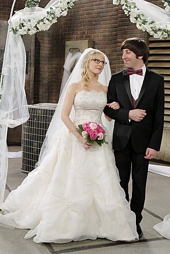 Bernadette and Howard Howard And Bernadette, Die Nanny, Simon Helberg, Princess Diaries 2, Howard Wolowitz, Bigbang Theory, Tv Weddings, The Bigbang Theory, Melissa Rauch