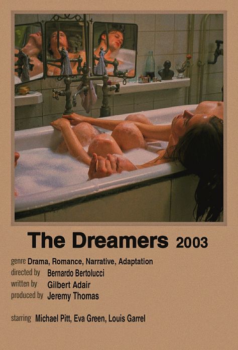 Minimalist movie poster @tbhkenni The Dreamers Movie Poster, The Dreamers Poster, The Dreamers Movie, The Dreamers 2003, Michael Pitt, Bernardo Bertolucci, Louis Garrel, Polaroid Posters, Minimalist Movie Poster