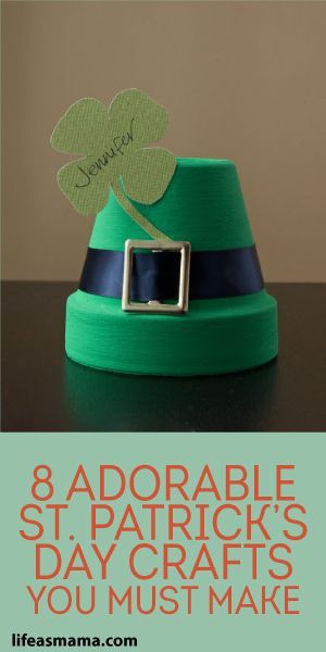 8 Adorable St. Patrick's Day Crafts You MUST Make!                                                                                                                                                      More Sant Patrick, Adorable Crafts, March Crafts, St Patricks Crafts, St Patricks Day Crafts For Kids, March Activities, St Patrick's Day Decorations, Crafts For Seniors, Saint Patties