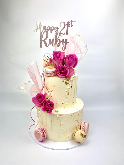 3 Tier 21st Birthday Cake, 2 Tier 21st Birthday Cake, 21st Birthday Cake 2 Tier, 2 Teir Cakes Birthday Pink, 18th Birthday Cake 2 Tier Pink, Rose Gold 2 Tier Birthday Cake, 2 Tier Birthday Cake, Tier Birthday Cake, Tiered Cakes Birthday