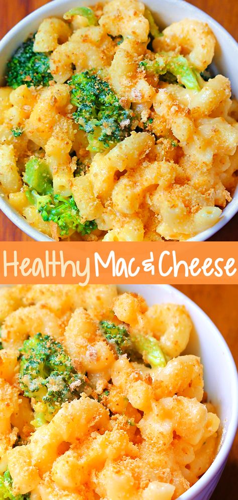 Try this healthy mac and cheese recipe for dinner when you don’t want all the fat and calories in traditional recipes #macandcheese #healthydinner #weightloss #healthyrecipes #recipe #cheese #lowfat #lowcalorie #weightwatchers #healthy #dinner Healthy Broccoli Mac And Cheese, Healthy Mac And Cheese Alternative, Skinnytaste Mac And Cheese, Mac And Cheese Vegetables, Fat Free Lunch Ideas, Healthy Max And Cheese, Healthy Low Calorie Dinner Ideas, Mac And Cheese Healthy Recipe, Fat Free Dinner Recipes