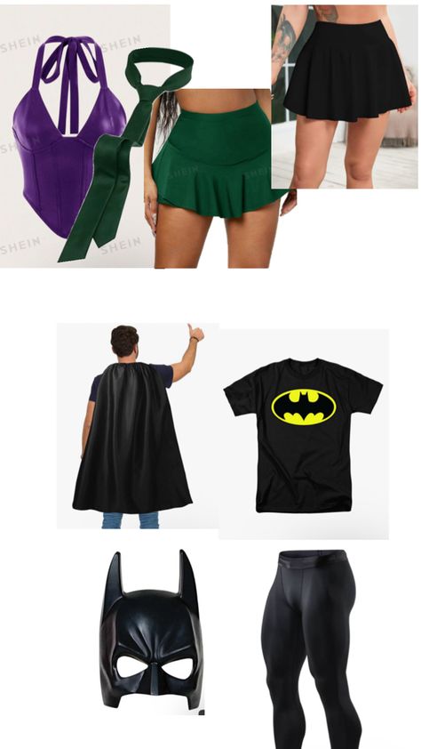 halloween costumes Joker Girl, Batman And Joker, Batman Costume, Cute Halloween Costumes, Cute Halloween, Halloween Costumes, Batman, Halloween