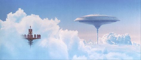 Cloud City Star Wars Planets, Forest Moon, Ralph Mcquarrie, Cloud City, Gas Giant, Star Wars Trilogy, Star Wars Film, Star Wars Wallpaper, The Empire Strikes Back