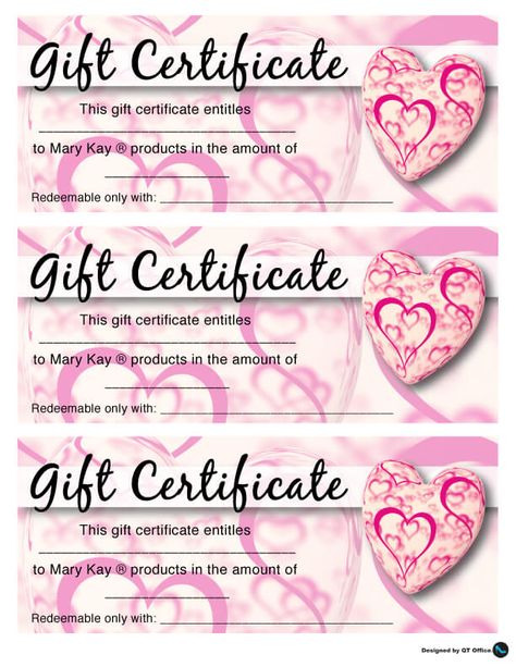 Mary Kay Gift Certificate Template, Mary Kay Gift Certificates, Mary Kay Flyers, Mary Kay Printables, Mary Kay Sale, Mary Kay Christmas, Mary Kay Holiday, Mary Kay Gifts, Selling Mary Kay