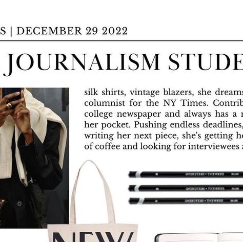 Rich Journalist Aesthetic, Entertainment Journalism Aesthetic, Journalist Moodboard, Journalist Student Aesthetic, Editor In Chief Aesthetic, Media Student Aesthetic, Journalism Aesthetic Student, Fashion Journalist Aesthetic, Journalism Aesthetic Writing