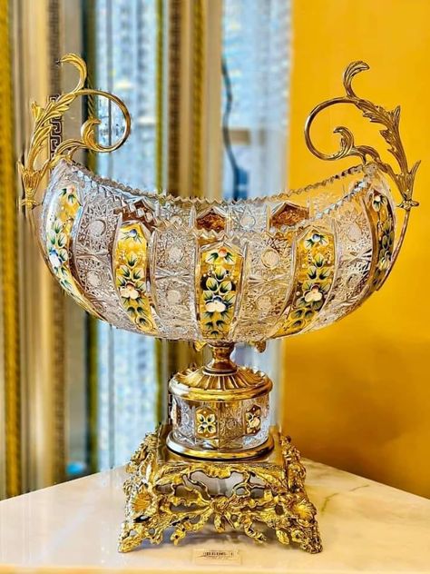 Bohemia Crystal, Tsar Nicholas Ii, Tsar Nicholas, Crystal Vase, Waterford Crystal, Glass Ceramic, Glass Art, Vase, Ceramics