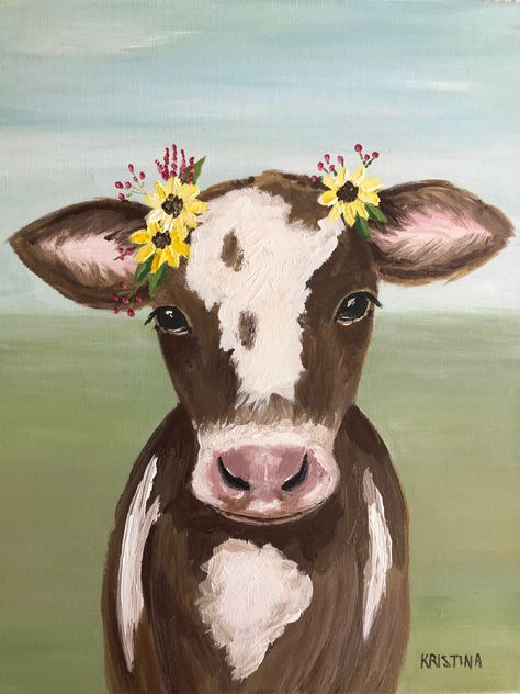 Cow Paintings On Canvas, Change Art, Canvas Art Painting Abstract, Dutch Still Life, Handmade Paintings, Still Life Paintings, Cow Pictures, Simple Canvas Paintings, Cute Canvas Paintings