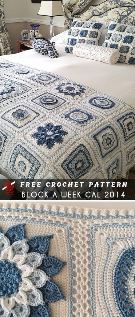 Crochet Triangles, Corak Krusye, Interesting Crochet, 3d Crochet, Projek Menjahit, Crochet Bedspread Pattern, Crochet Blanket Designs, Bantal Sofa, Crochet Granny Square Blanket