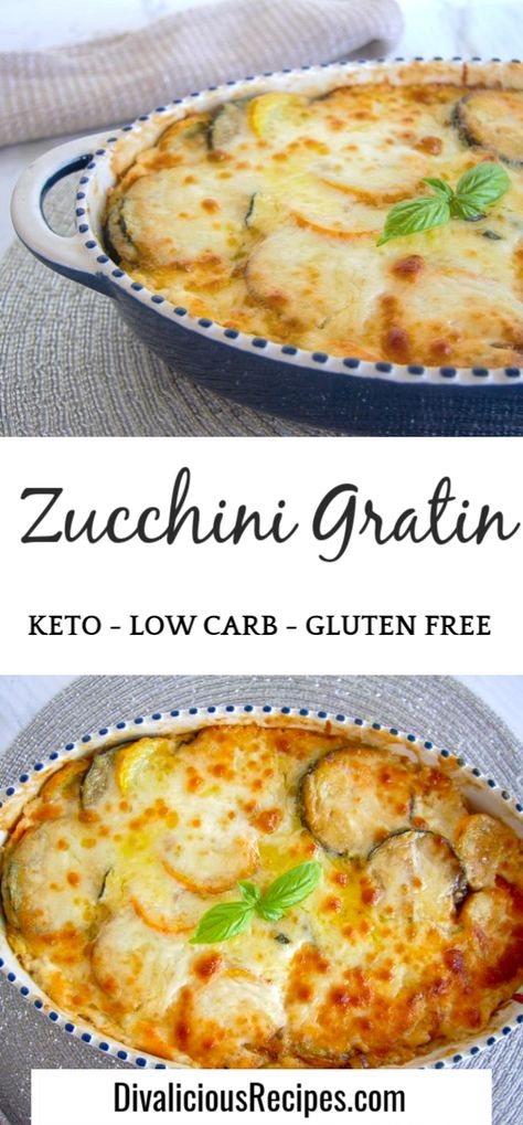 Low Carb Side Dish, Zucchini Gratin, Low Carb Side, Cheesy Zucchini, Low Carb Low Sugar, Low Carb Sides, Low Carb Side Dishes, Keto Side Dishes, Makanan Diet