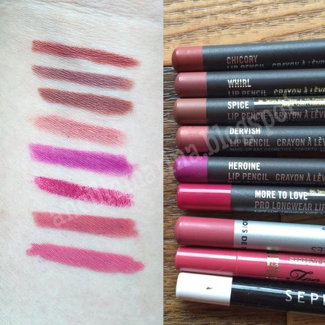 Mac Lip Liner Chicory, Mac Chicory Lip Liner, Mac Dervish Lip Liner, Whirl Mac, Mac Spice, Mac Whirl, Mac Lip Liner, Lip Pencil Colors, Mac Lip Pencil