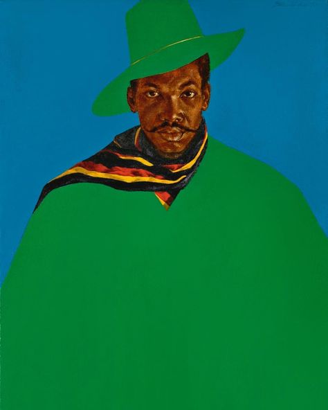 "Sir Nelson. Solid!", Barkley L. Hendricks, 1970. Oil on canvas. Duro Olowu, Jasper Johns, Black Artists, Land Art, Art Plastique, Art Craft, Black Art, American Art, Contemporary Artists