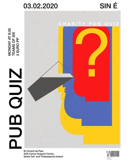 ASA on Instagram: “Charity Pub Quiz!  This Monday @6:30 03.02.2020 Sin E  See you there!” Pub Quiz Poster, Quiz Poster, Pub Quiz, See You, Gaming Logos, Tech Company Logos, Collage, Pins, Instagram