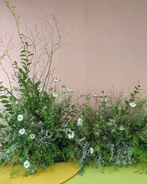 Interior Reference, Floor Flower, Grassy Meadow, Me And My Sister, Mom Wedding, In Sync, Wedding Aisle, Wedding Florals, Greenery Wedding