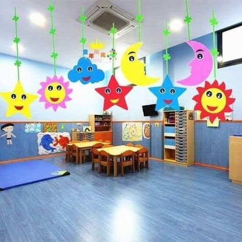 Classroom Decor 708 Classroom Ceiling Decorations, Classroom Ceiling, Play Wall, Preschool Decor, School Kids Crafts, Diy Classroom Decorations, Walls Decor, Classroom Wall Decor, Preschool Classroom Decor