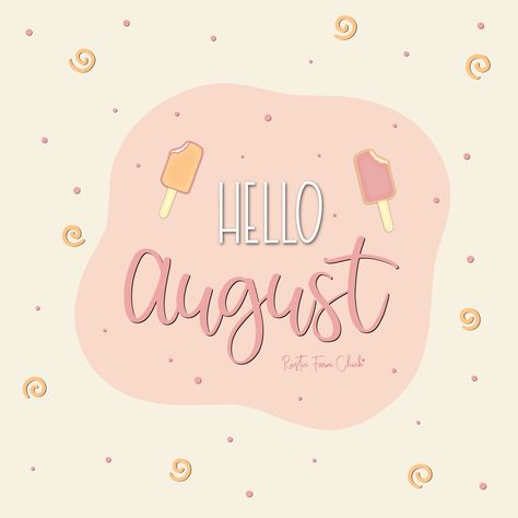 Hello, August! Digital Stickers Goodnotes, Hello August, Goodnotes Stickers, Digital Planner Stickers, August Birthday, Spokane Washington, Coffee Girl, Digital Stickers, Illustration Girl