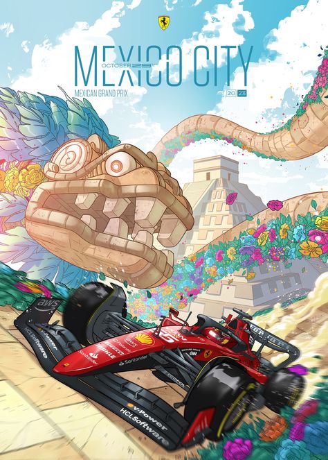 This week is the twentieth race of the 2023 Formula 1 season, with the Mexican Grand Prix! Learn more about Scuderia Ferrari cover artist, Michele Pasta, in this edition of The Art of Formula 1! Article: https://tinyurl.com/2023MexicanGP Subscribe: www.MigzTV.com #ScuderiaFerrari #TheArtOfFormula1 #Ferrari #Migz #CoverArt #Formula1 #ItalianArtists #ChristopherMigliozzi #F12023 #essereferrari #CarlosSainz #CharlesLeclerc #MigzTV #F1 #MichelePasta #MexicanGP #MexicoCity @michelepasta1 F1 Mexico, F1 Poster Design, F1 Artwork, Mexico Grand Prix, Gp Mexico, Mexican Grand Prix, Grand Prix Posters, Ferrari Poster, F1 Art