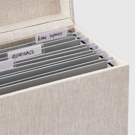 File Storage Ideas, File Organization Ideas, Desktop File Organizer, Hanging File Organizer, Photo Storage Box, Organization Goals, Space Optimization, File Folder Organization, Label Makers